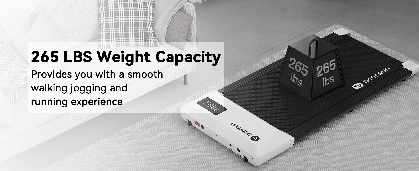 265lbs weight capacity walking pad