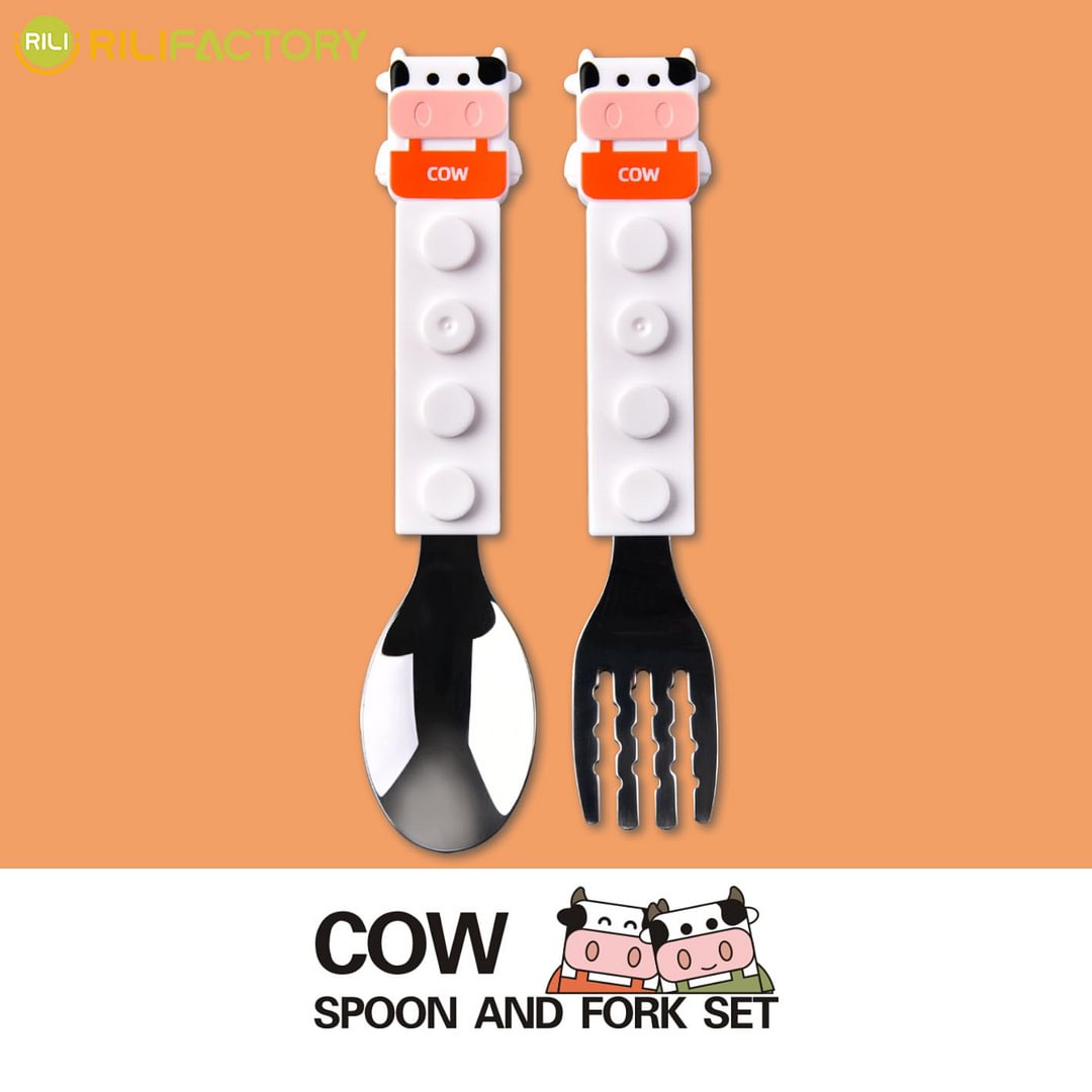 Cow Spoon and Fork Set Rilifactory