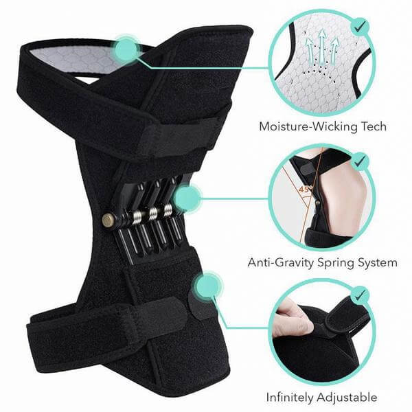 Tegooe Power Knee Joint Support Brace with Spring System