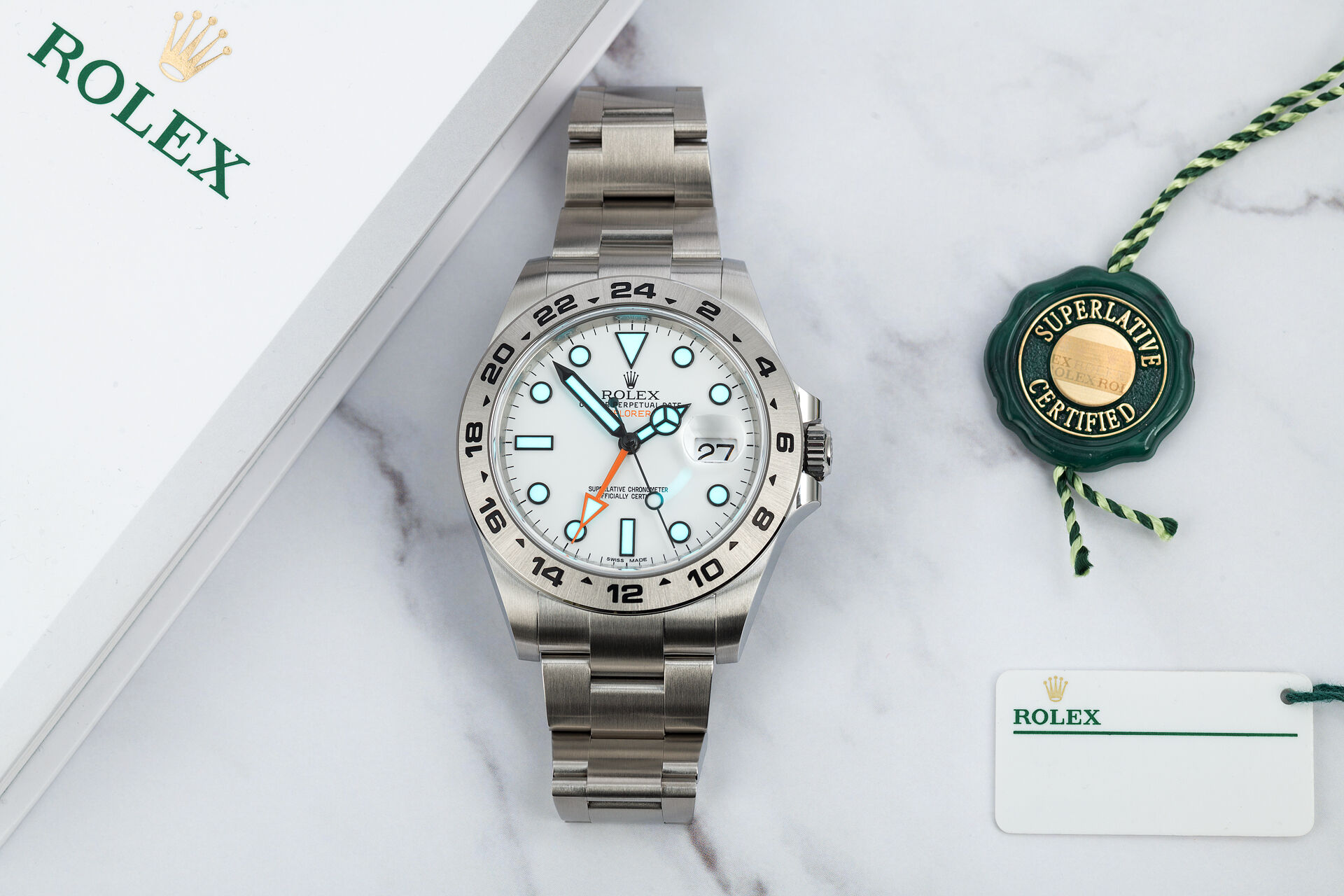 ref 216570 | Rolex Warranty to 2025 | Rolex Explorer II