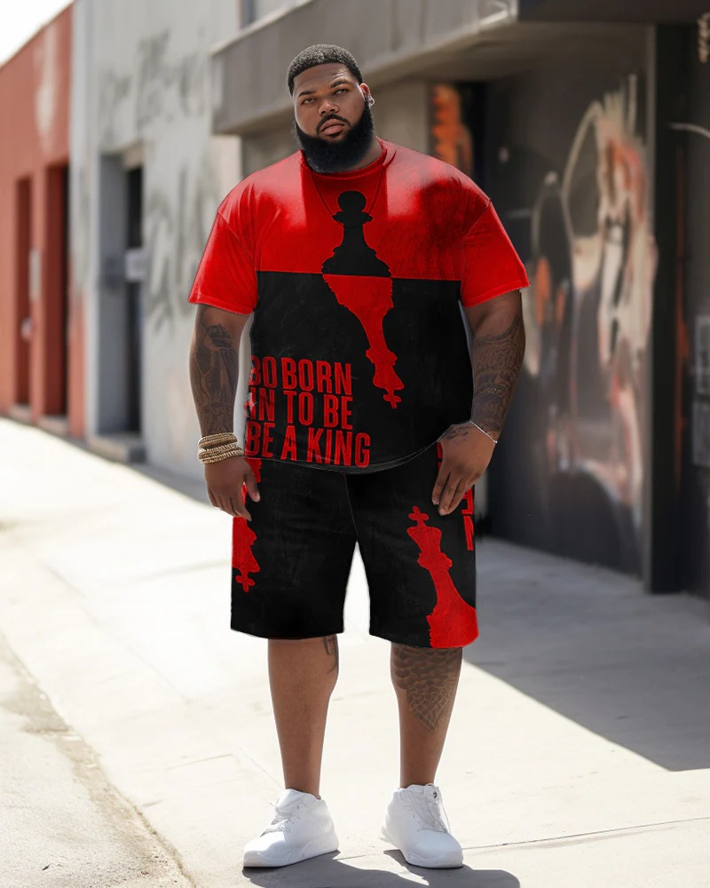 plus size short set