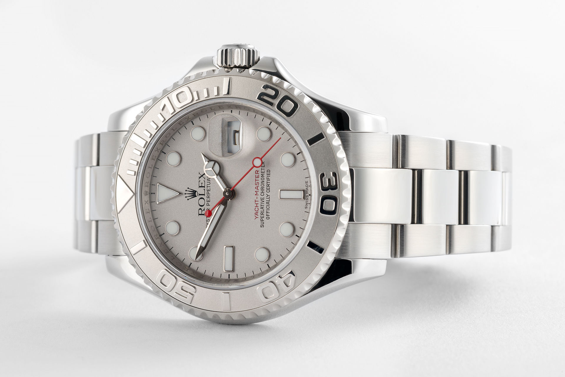 ref 16622 | Platinum Bezel 'Full Set' | Rolex Yacht-Master