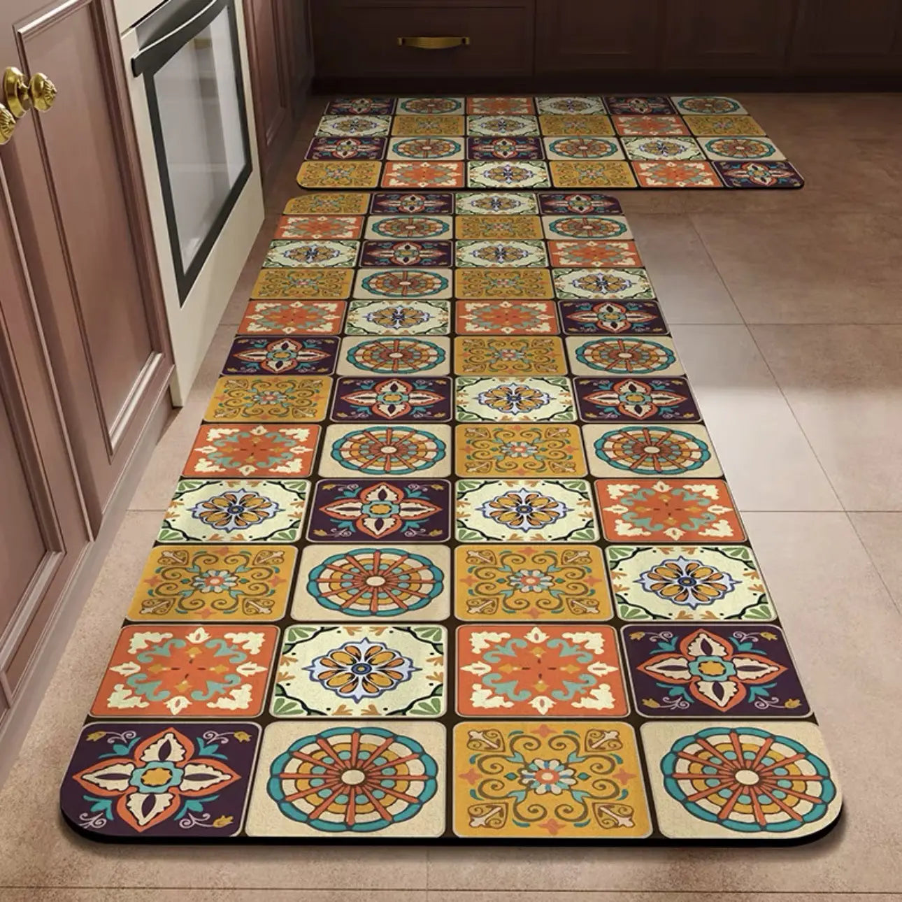 💥💥 [sprzedaje się jak ciepłe bułeczki] Antypoślizgowe i bardzo chłonne dywaniki kuchenne i łazienkowe