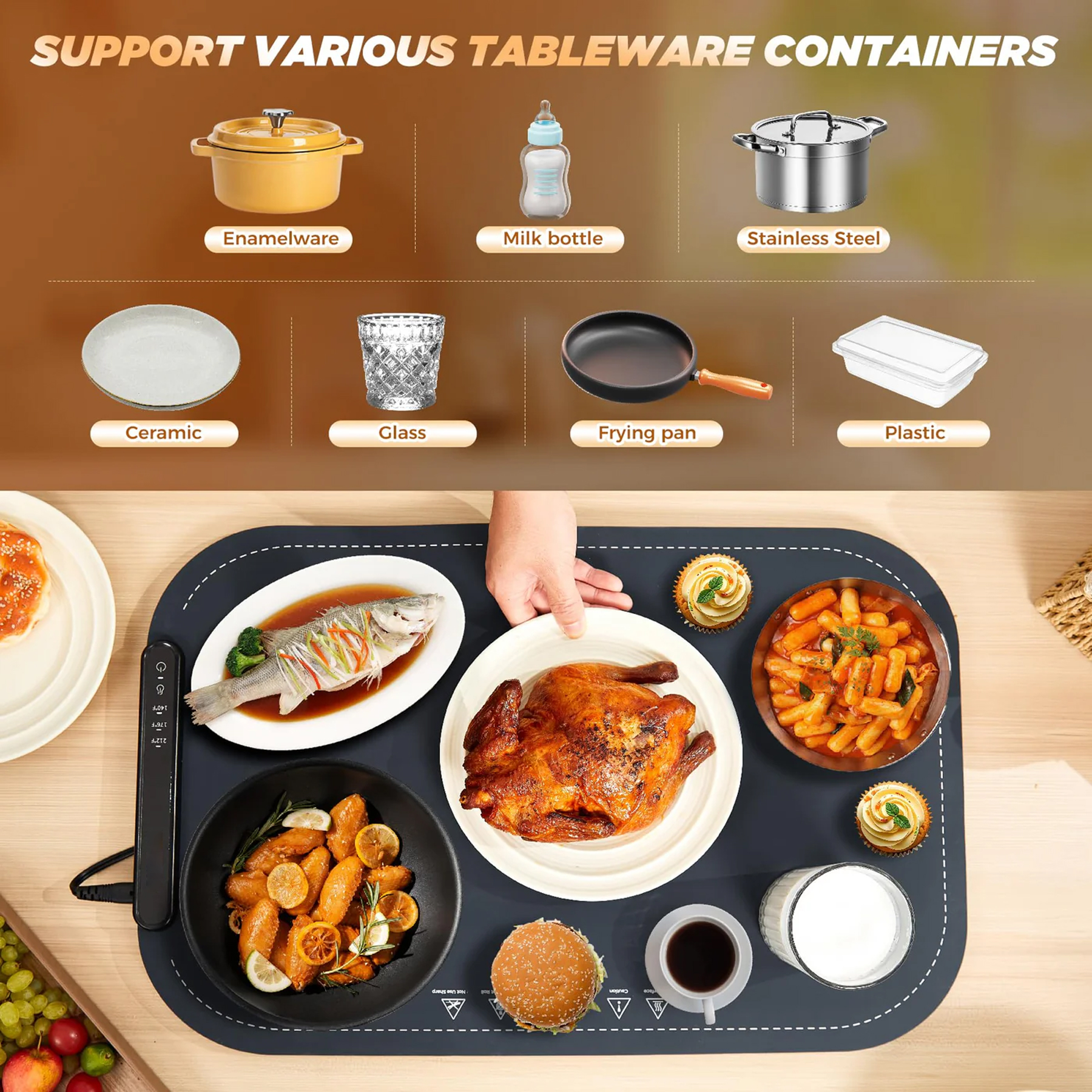 SAKER Food Warming Mat