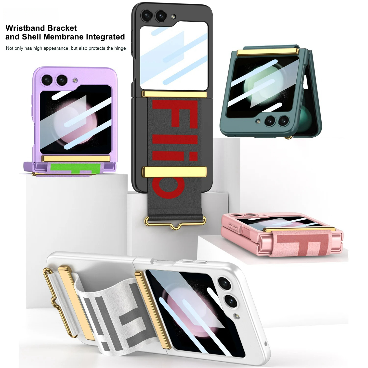 Ultra-thin Shell & Film Integrated Wristband Phone Case