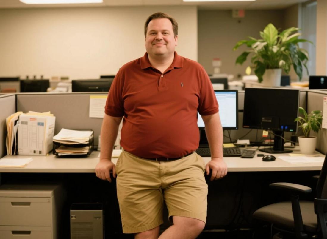 polo short sets for big men in office
