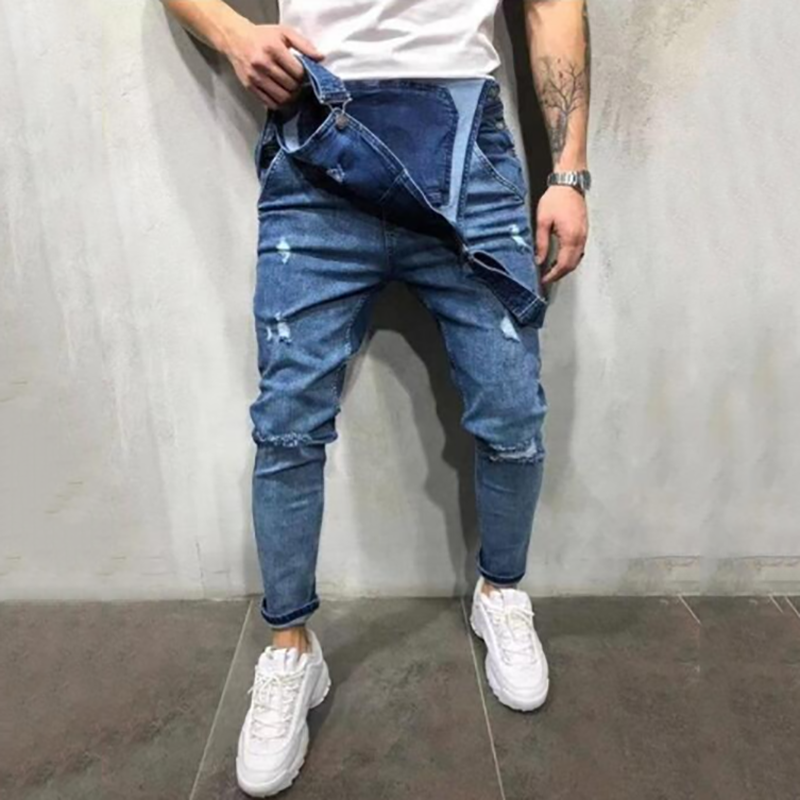 Which Color T-shirts Look Good With Ripped Denim Overalls