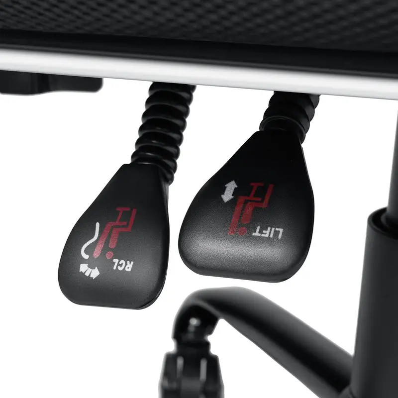 Silla de     y   con soporte lumbar de masaje, silla de   reclinable de 450   con reposapiés, silla ergonómica   resistencia con reposabrazos acolchados ajustables, silla de cuero para   pesadas, regalo de Navidad. detalles 5