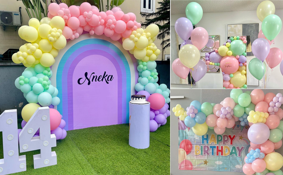 pastel balloons colorful pastel balloons pastel balloons garland arch kit