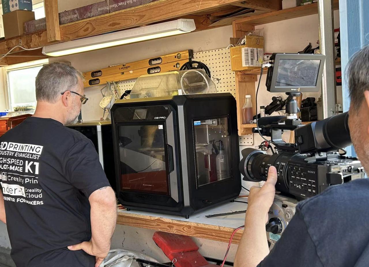 Sterling and his Creality 3D printers