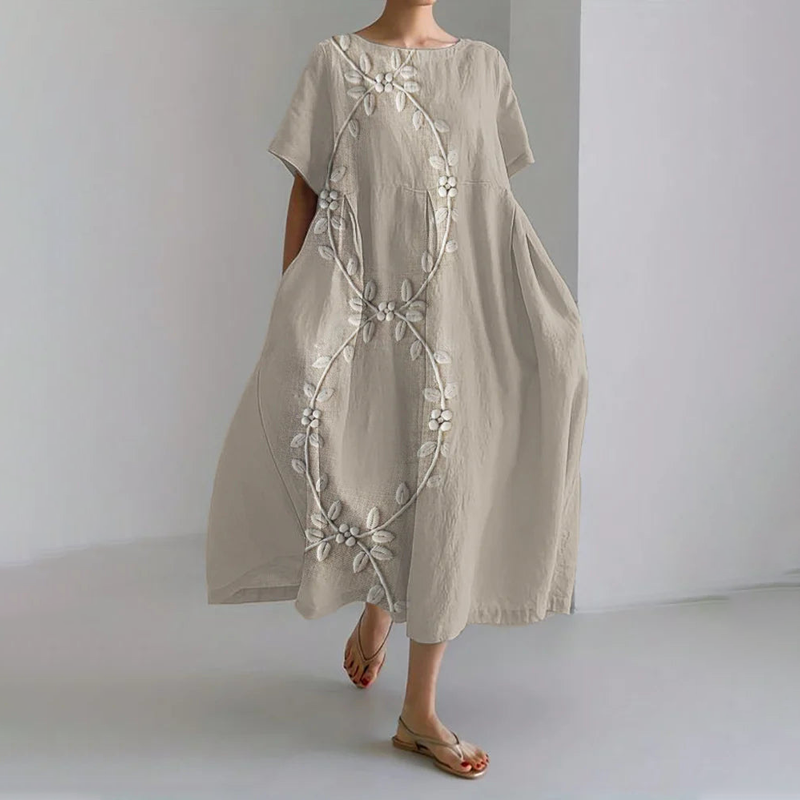 🔥Comfortable maxi dress made of 100% linen