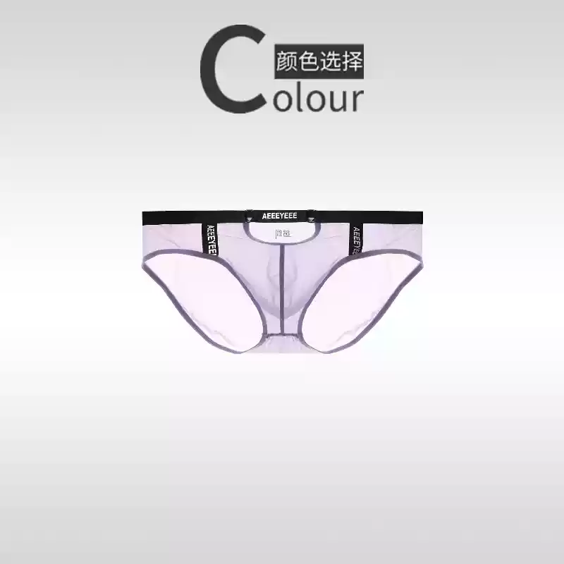 Men's Ice Silk Ultra-thin Sexy Low-Rise Briefs
