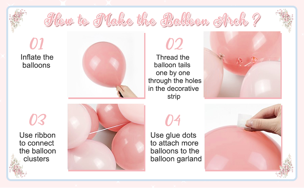 132pcs balloon arch kit