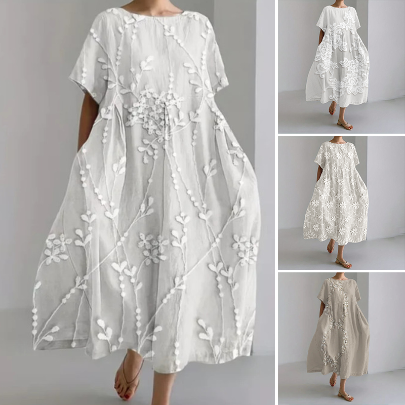🔥Comfortable maxi dress made of 100% linen