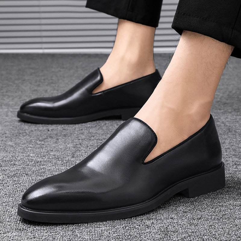 Tegooe The Rossi - Red Bottom Classic Leather Loafers for Men