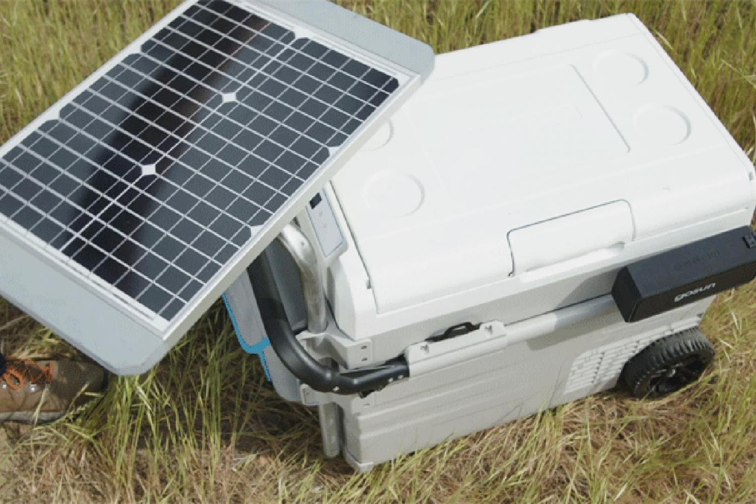 GoSun electric solar powered cooler GoSun electric solar powered cooler