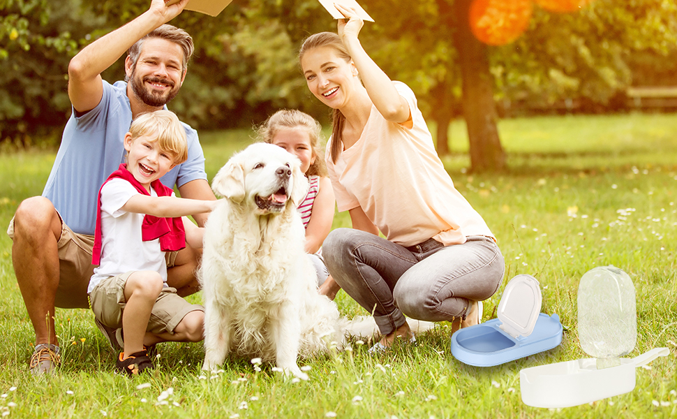 dog water dispenser and bowl