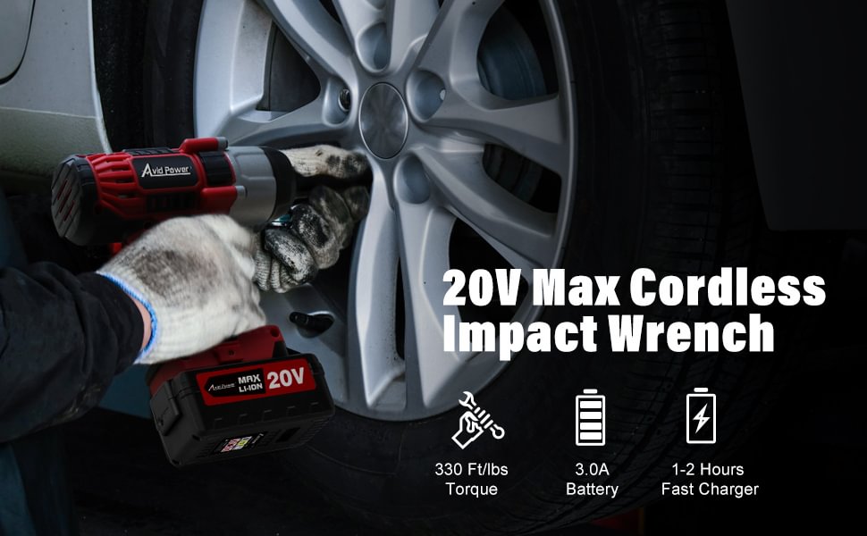 Llave de impacto Avid Power 20V