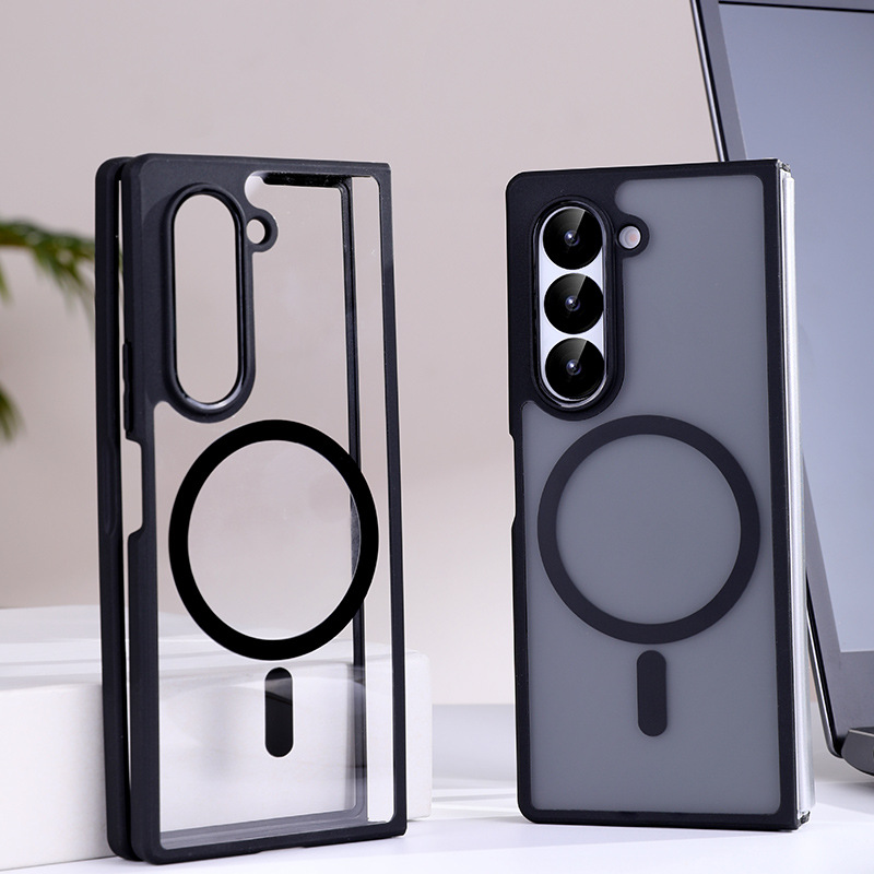 Transparent Wireless Charging Magnetic Phone Case