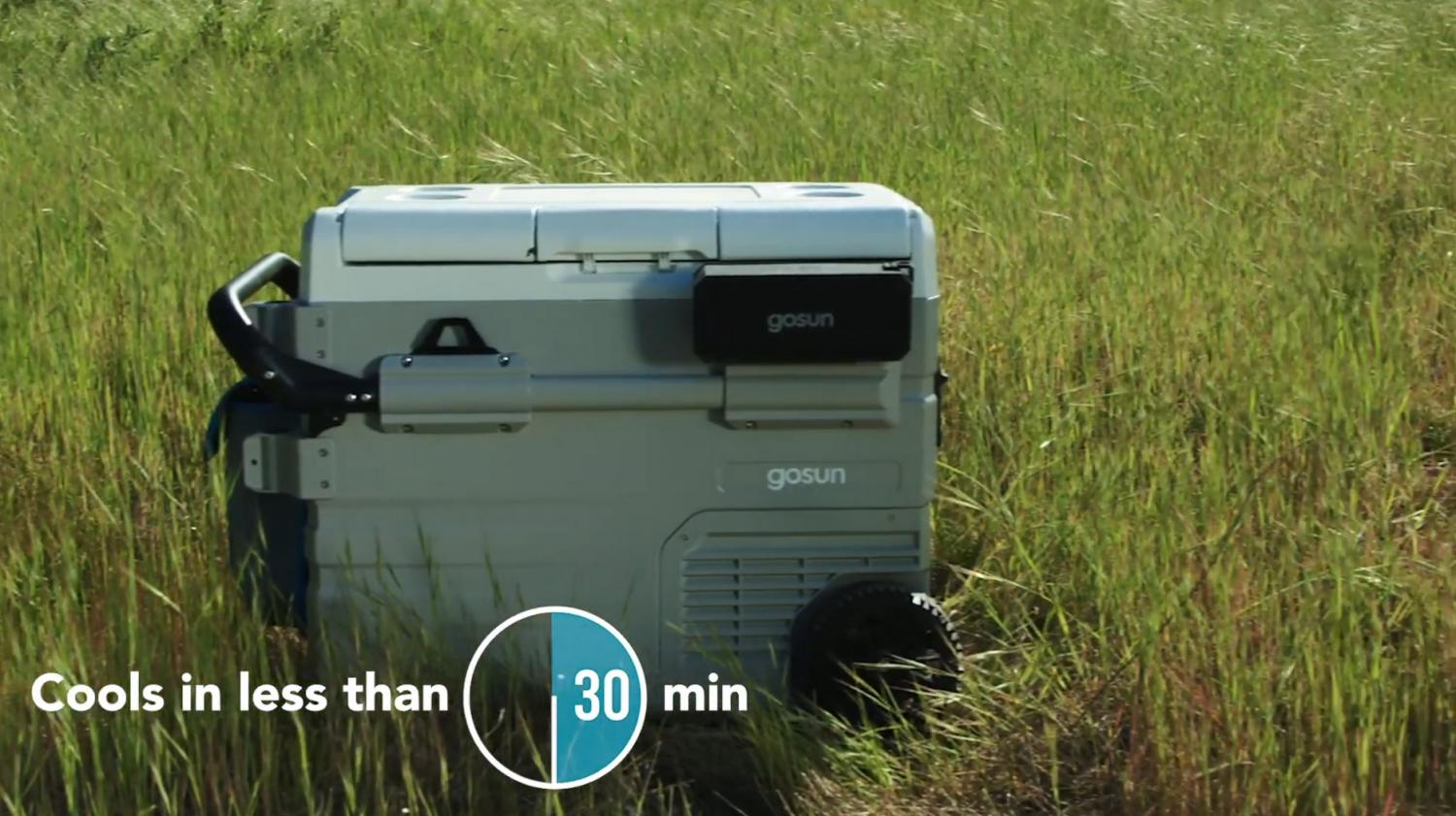 GoSun electric solar powered cooler GoSun electric solar powered cooler