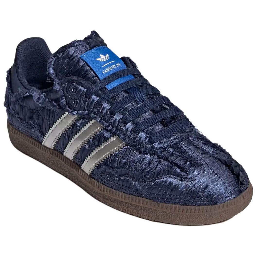 Adidas Caroline Hu X Adidas Samba Og Satin Pack Dark Blue Womens