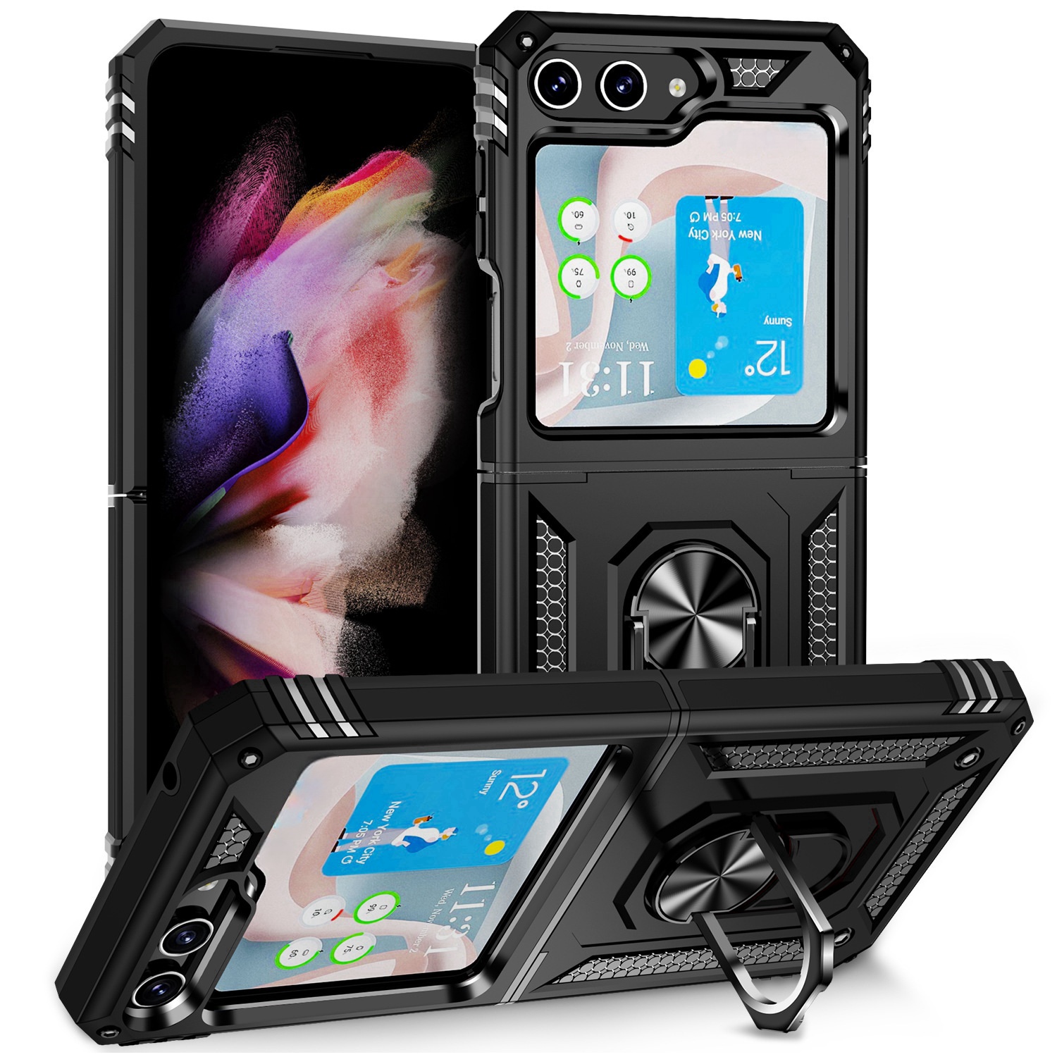 Magnetic Kickstand Armor Holder Phone Case