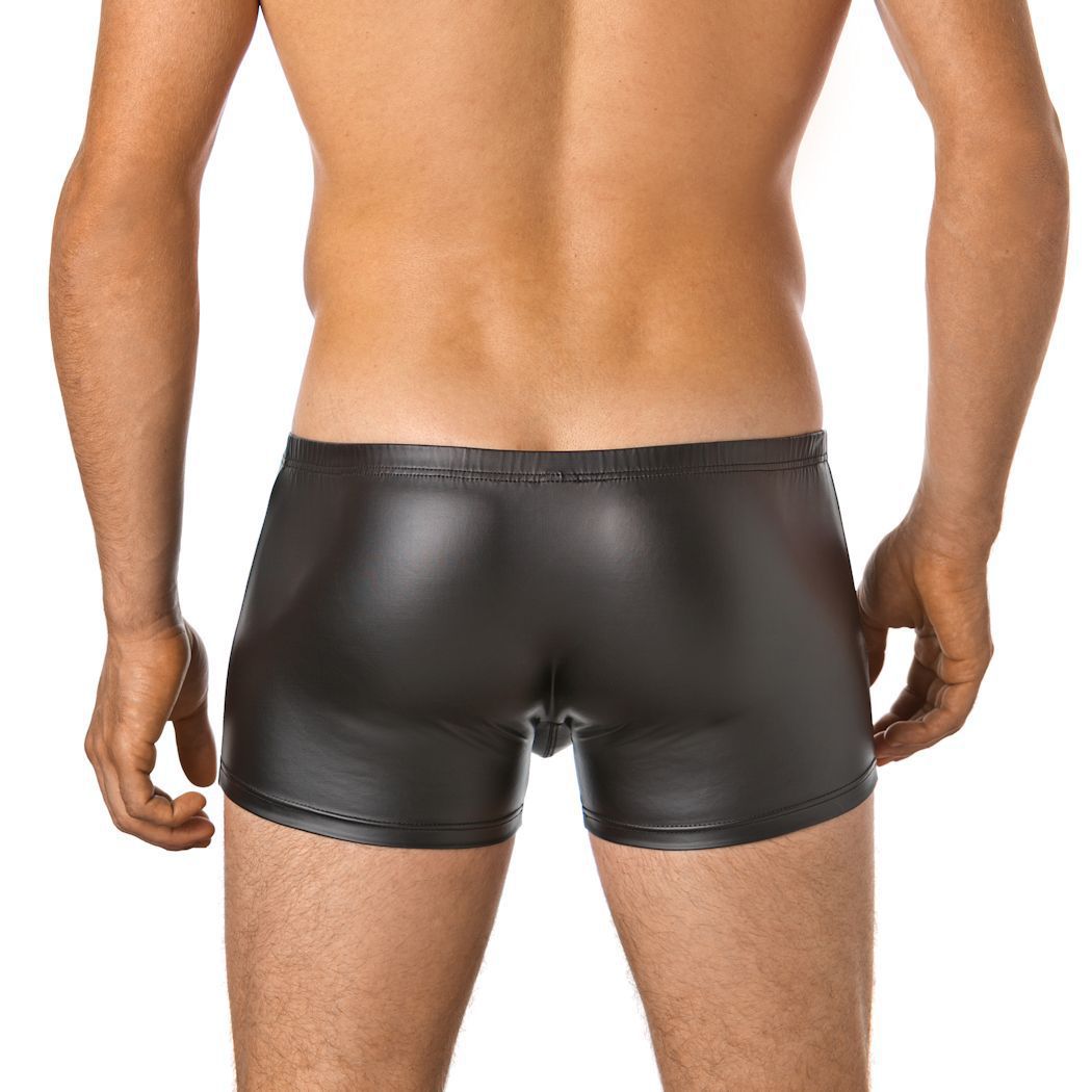 Men‘s Imitation Leather Underwear Sexy Boxer Briefs