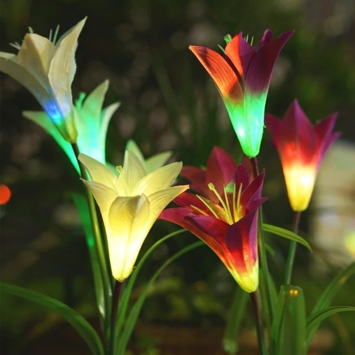 Lily Solar Garden Stake Lights
