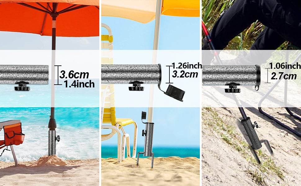 beach flagpole base