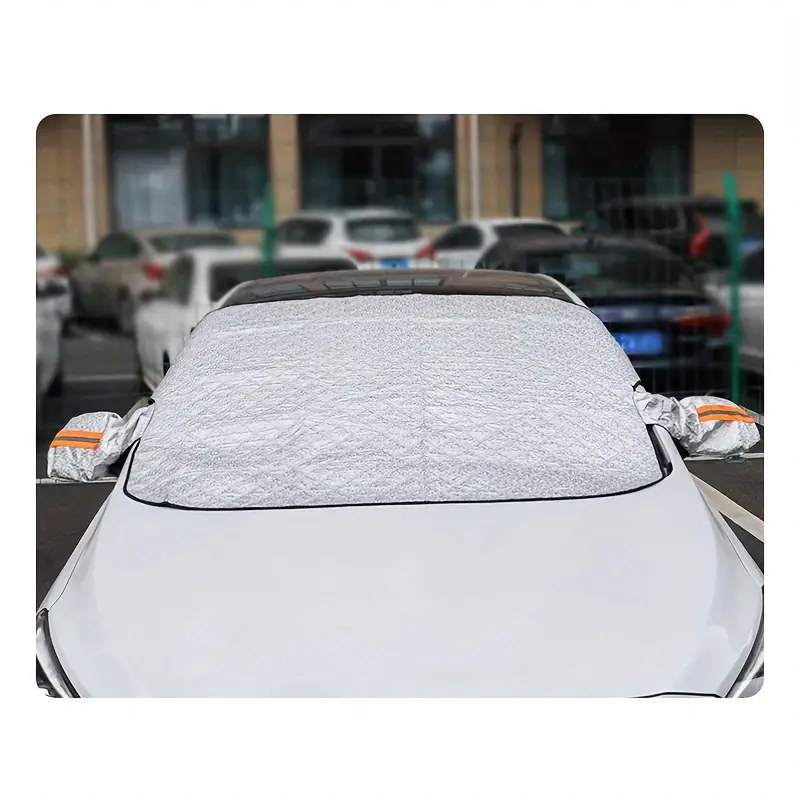 1pc microfiber car sunshade waterproof and dustproof   insulation winter snowproof car supplies anti uv protection car cover for   models details 3