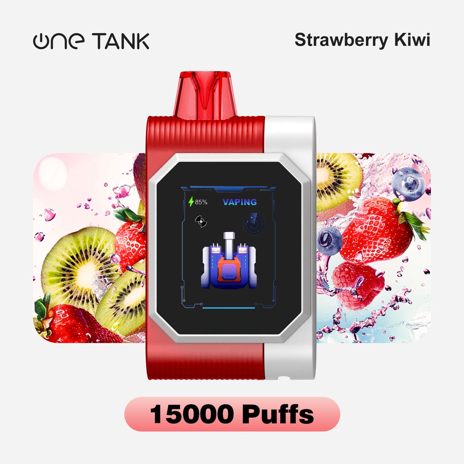 Strawberry kiwi flavour tank bar New large screen electronic cigarettes