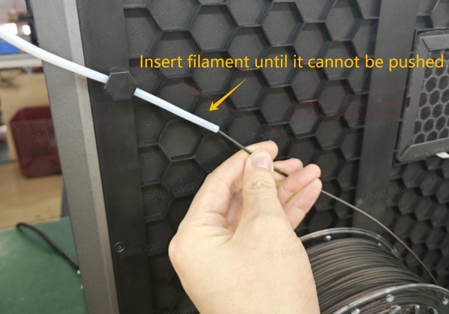 Insert filament