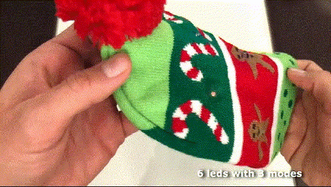 Tegooe HOLIDAY HAT WLIGHTS
