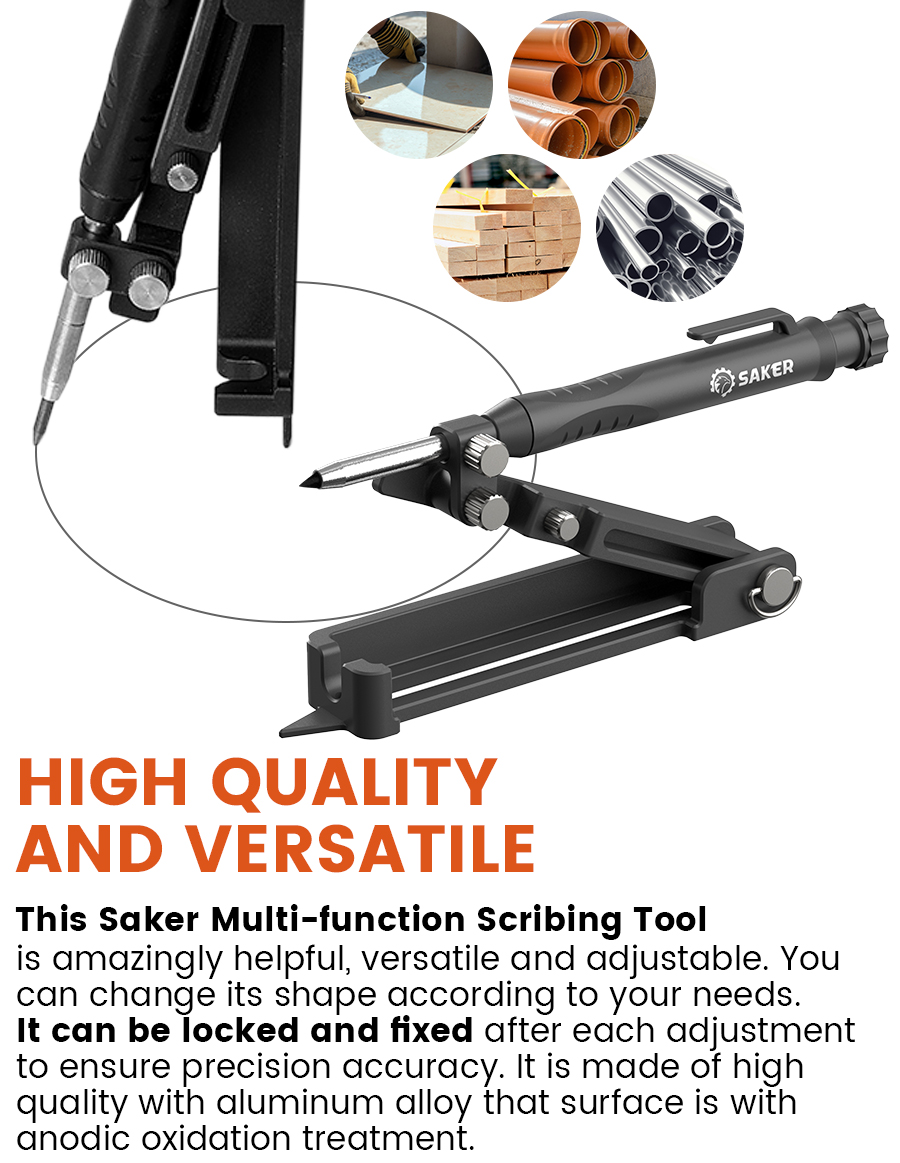 SAKER MULTI-FUNCTION SCRIBING TOOL