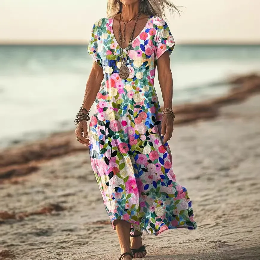 Vintage floral dress