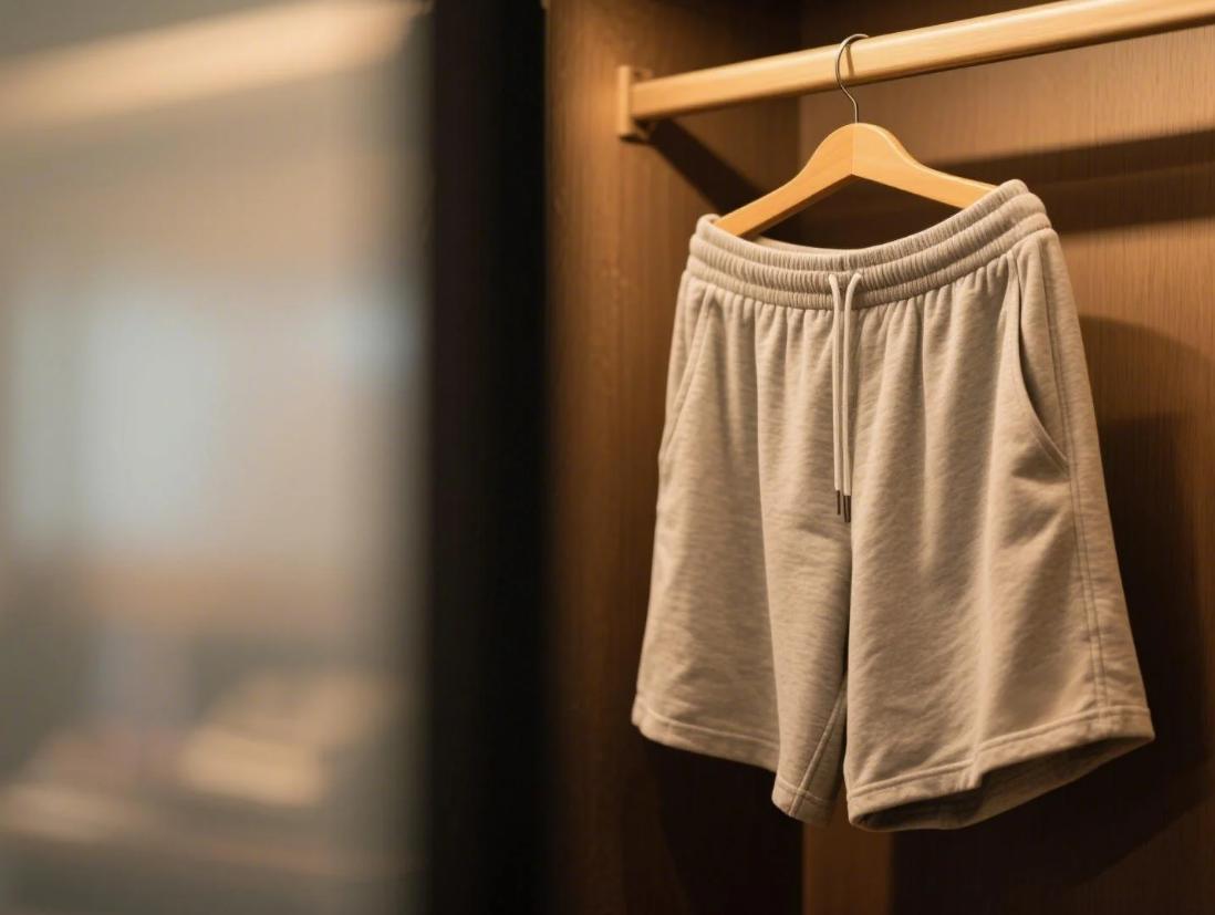 A big shorts with stretch fabric