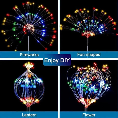Tegooe Waterproof Solar Garden Starburst Lamp