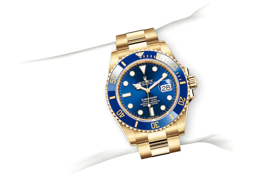 勞力士Submariner 腕錶金款, M126618LB-0002 | 周大福鐘錶
